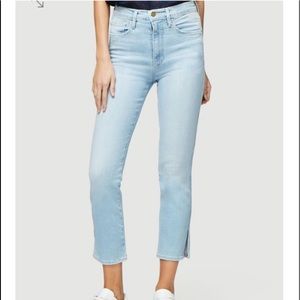 Frame Le Sylvie Crop High Slit denim jeans size 25